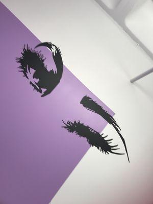 Lashes On The Wall.