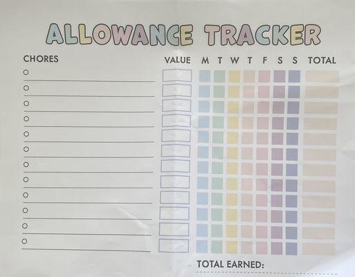 Allowance Tracker