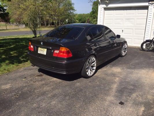 BMW 325i after photo