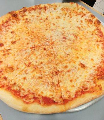 The large cheese pizza from Villa Rina/ Tampa.