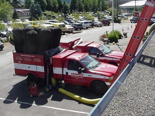 Howie's Power Vac at work.