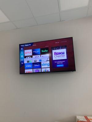 Tv in waiting room