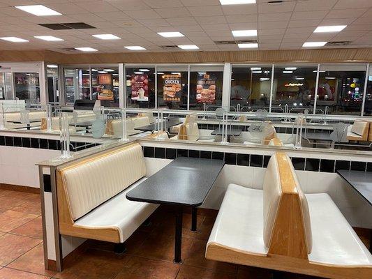 Interior dining area.