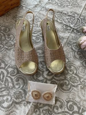 Shoes and earrings