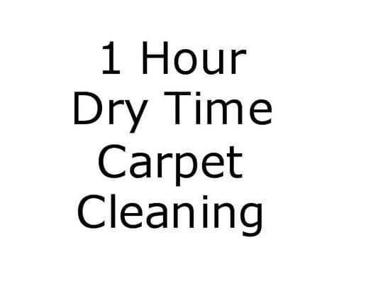 Your carpet will be vacuumed, no doors will be propped open, no hoses dragged through your home, and carpet will dry in 1 hour