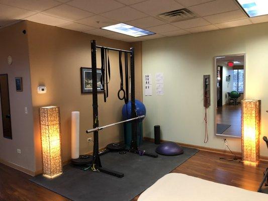 Private therapy, not an open gym vibe