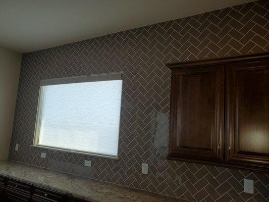 3x6 tile backsplash