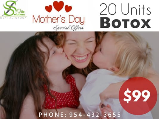 Mother's day Botox special Expires June 1st, 2016