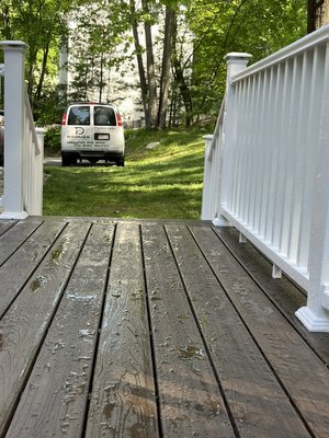 Composite deck boarding