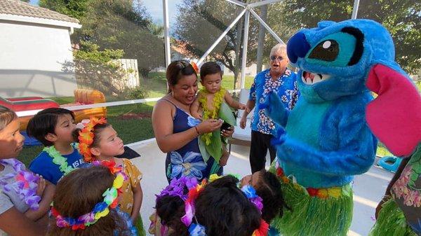 STITCH CHARACTER WAS A BIG HIT - Thank you!