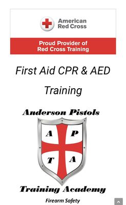 We now provide Red Cross Training