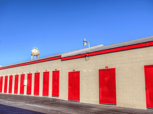 Brightly lit and secure storage facility