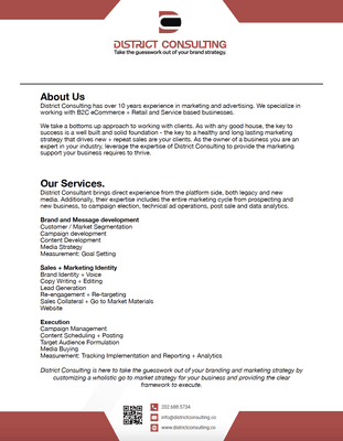 District Consulting Overview