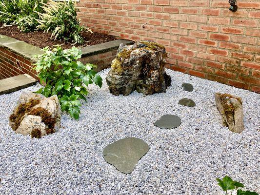 Japanese inspired pollinator garden. West Orange, NJ.