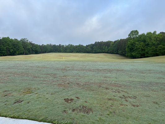 driving range but they tell you to hit off he matts