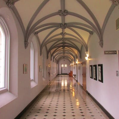 Tunnel from the library to the monastery