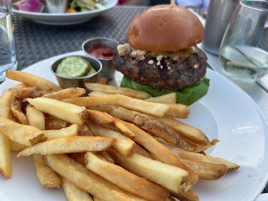 Angus Beef Burger and fries