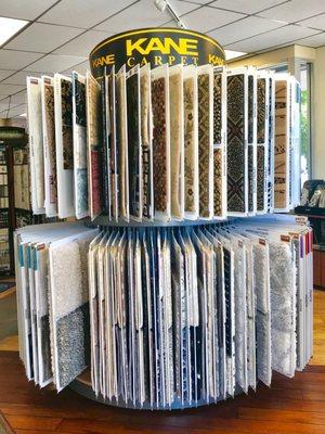 Kane does wall-to-wall carpeting or let's you custom design any size area rug you may need.