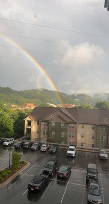 Beautiful rainbow after the storm!