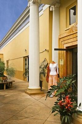 Entryway to the Santa Barbara Yoga Center.