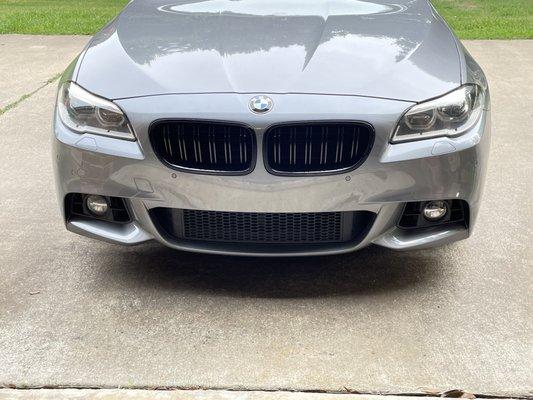 My Front bumper after collision repair