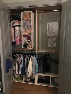 After 8yr old girls closet