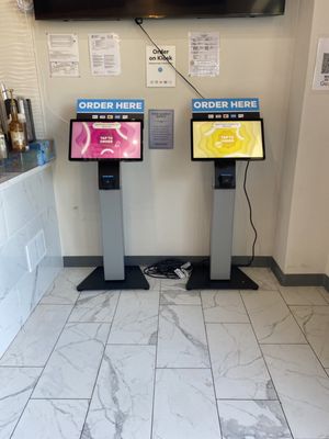 You can do kiosks to order, too