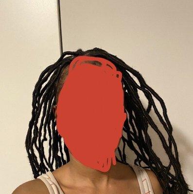 Bad and stiff faux locs