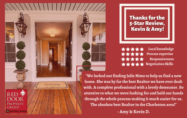 5-Star Review from happy Mt. Pleasant, SC buyer clients