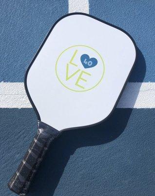 Full selection of pickleball paddles