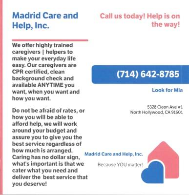 private caregiver, caregiver, elderly care, homecare, compassion, Madrid care and help, care