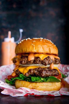 Double cheeseburger