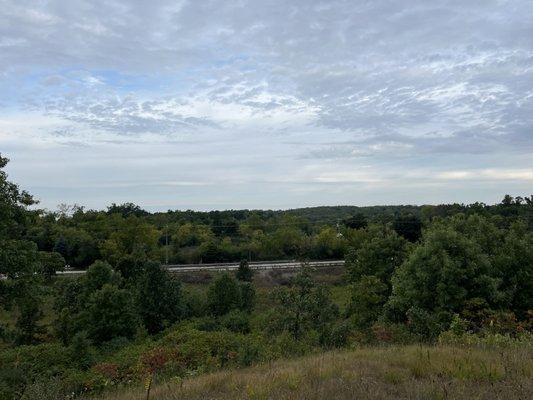 View from hike on property