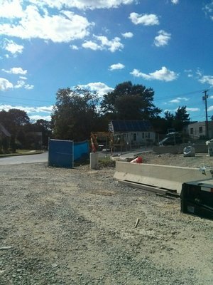 410g Backhoe arriving from 3 miles down street from another site... That is a violation of state regulations.