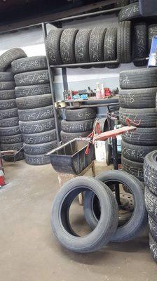 We sell and install used tires!