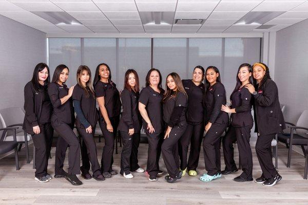 The support staff at Scherl Dermatology