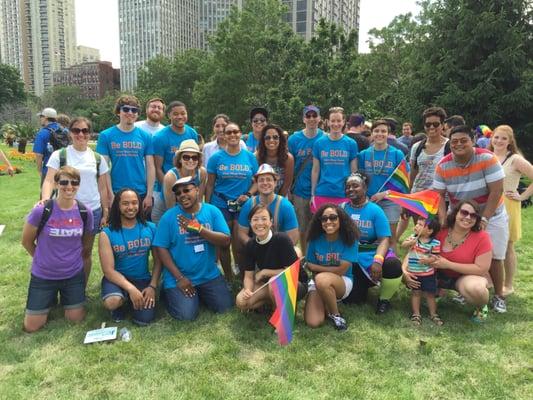 UVC HP-Dub representing at the Pride parade! There were over 100 UVC-ers from across the city sharing God's love.