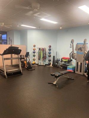 Training area in the facility