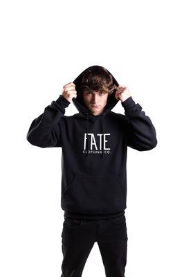 I created a skate inspired clothing company called "Fate Clothing Co." and went through "The Print Center" to print the logo. Job well done!