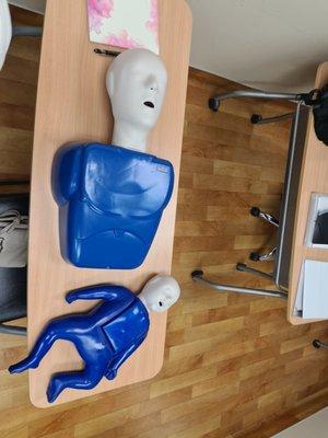 Bls course, adult/child  and infant models to rescue