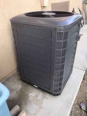 New installed ac.