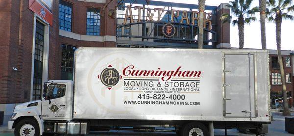 AT&T is out of the park.  Cunningham Moving is still here