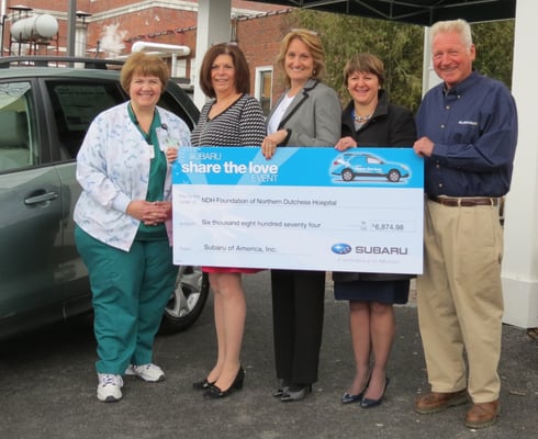 Ruge's loves to support N. Dutchess Hospital