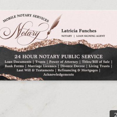 Latricia’s 24 Hour Mobile Notary