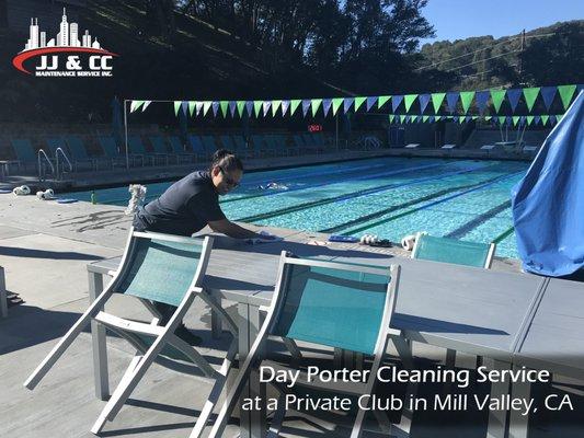 Day Porter Cleaning Service at a Private Club Mill Valley