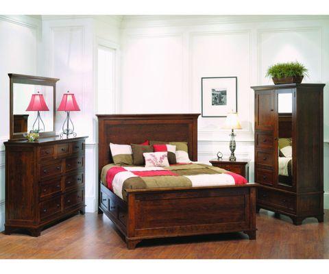 In stock bedroom sets.