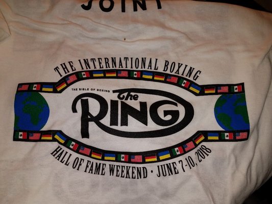 6c print on Anvil 980 for THE RING, boxing magazine.