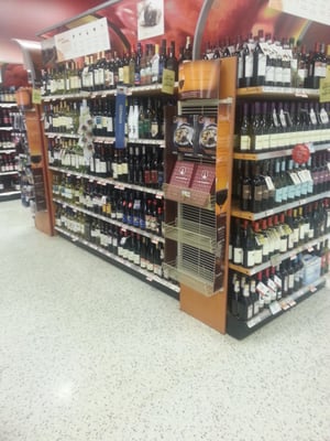 Wine section