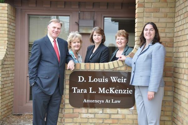 Attorneys Lou Weir and Tara McKenzie and their staff