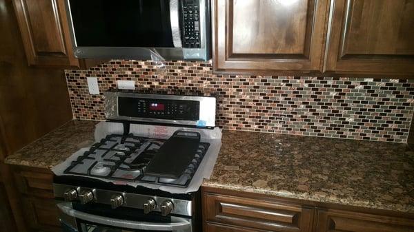 New back splash